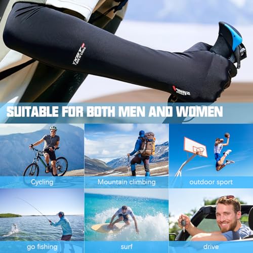 PALAY® 2 Pairs Hand Gloves for Sun Protection Bike Riding Non-Slip Touch Screen UV Protection Arm Sleeves for Men Women Breathable Silk Cooling Hand Sleeves Breathable Arm Sleeves for Driving, Cycling PALAY® 2 Pairs Hand Gloves for Sun Protection Bike Riding Non-Slip Touch Screen UV Protection Arm Sleeves for Men Women Breathable Silk Cooling Hand Sleeves Breathable Arm Sleeves for Driving, Cycling